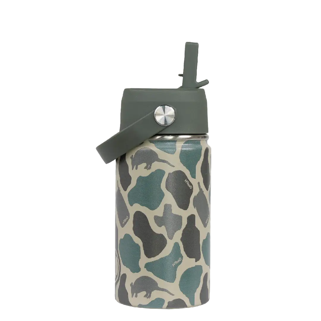 Olive Duck Camo HTeaO Good Times Mini Bottle Flip Straw image 1