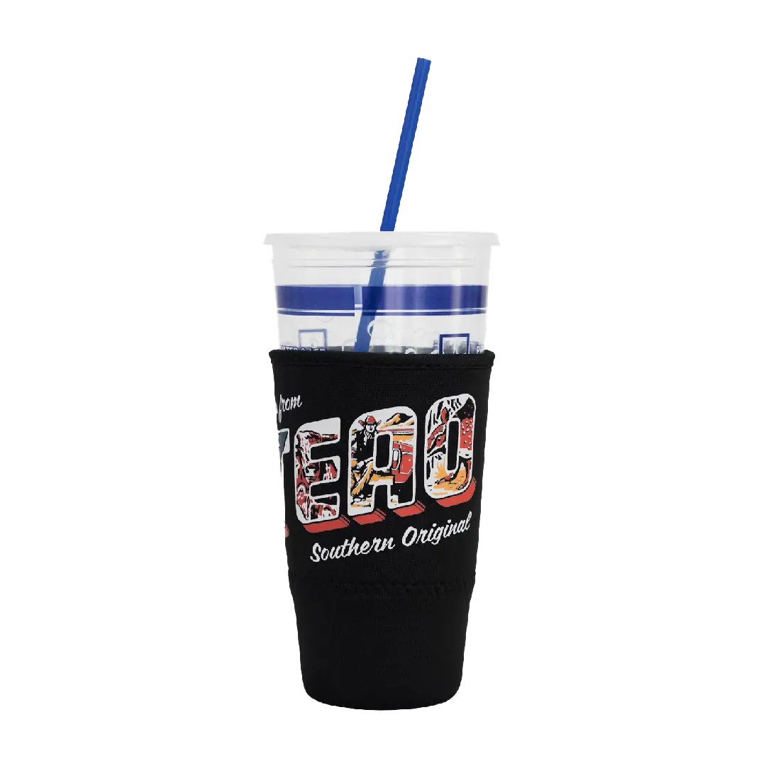 Black Postcard XL HTeaO Tea Sleeve
