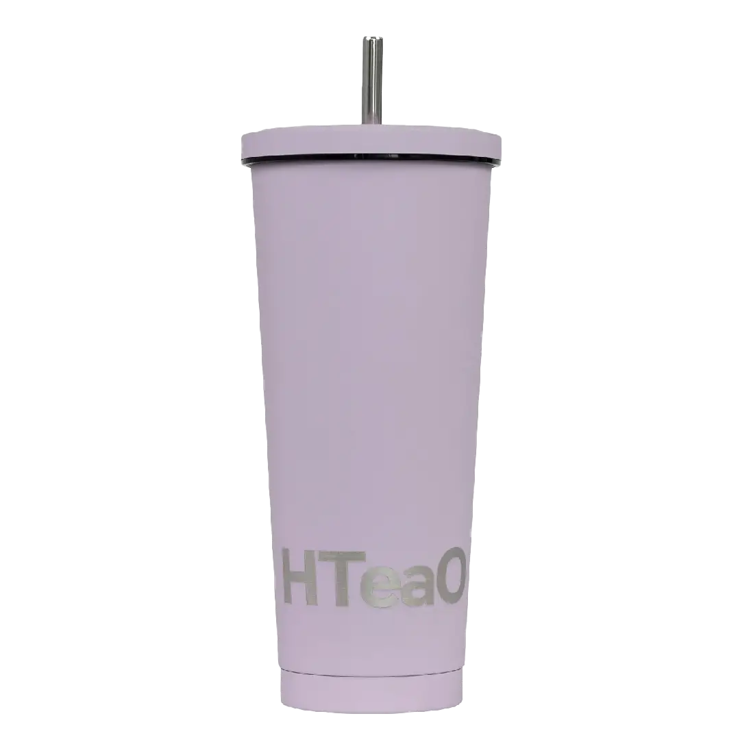 Lavender HTeaO BFF Tumbler With Straw image 0