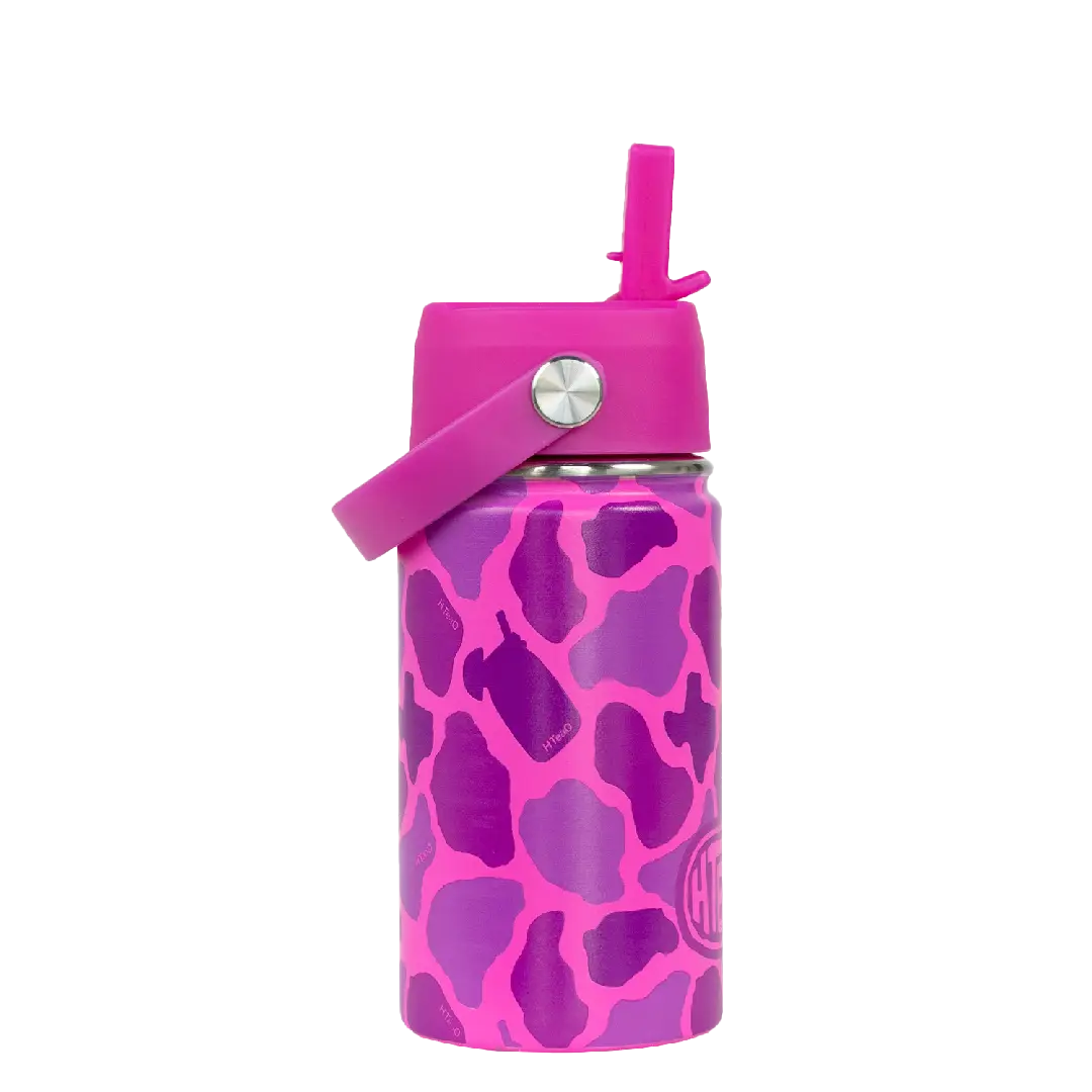 Wild Raspberry Duck Camo HTeaO Good Times Mini Bottle Flip Straw image 0