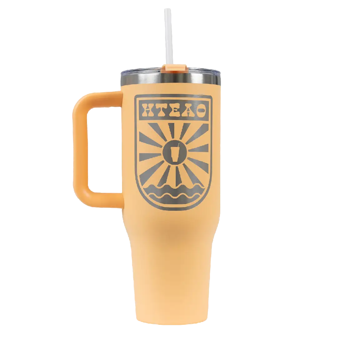 Georgia Peach HTeaO Everyday Handle Tumbler Etched image 0