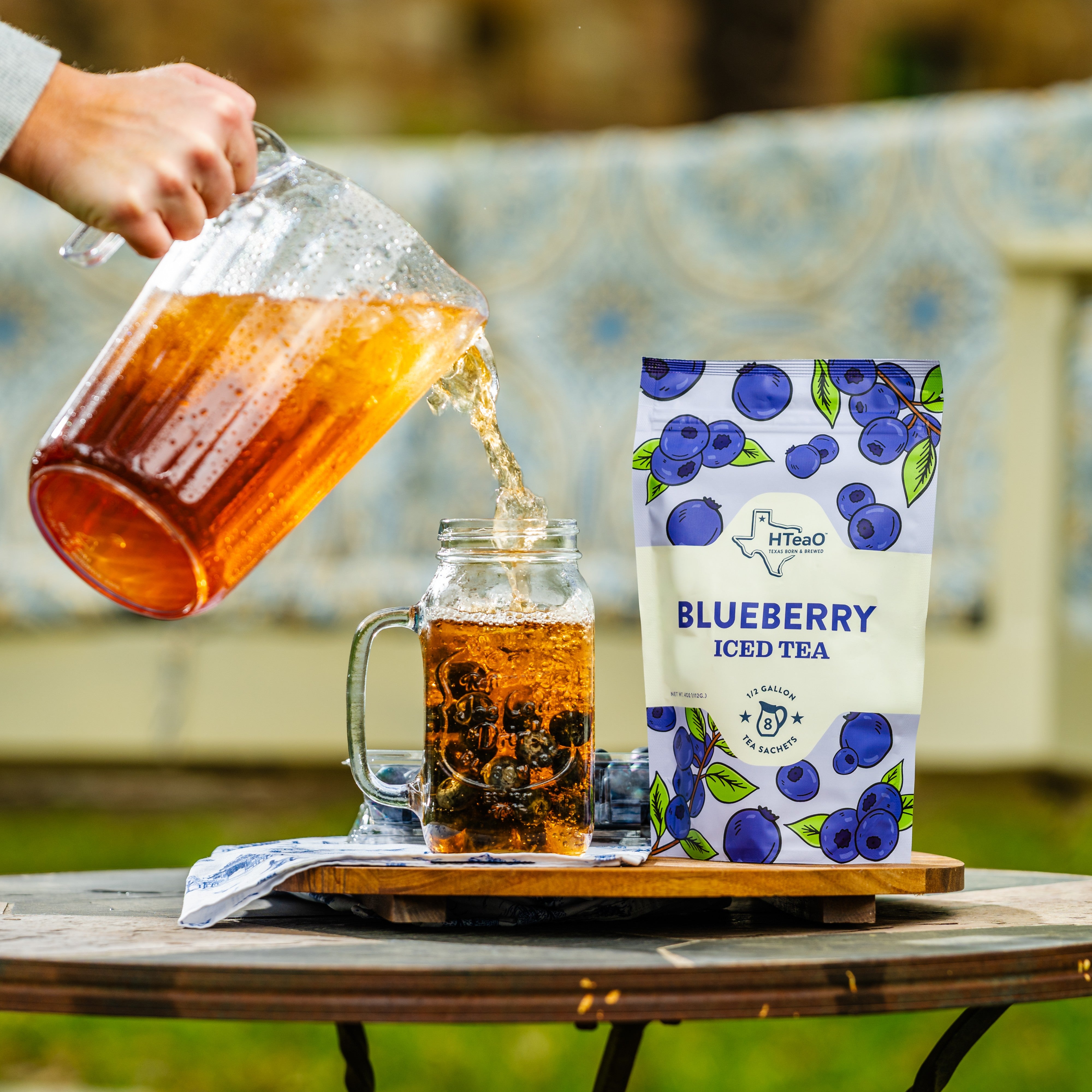 Blueberry Iced Tea | HTeaO Home Brew