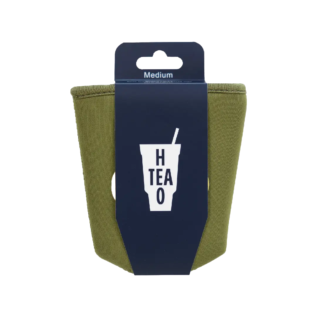 Olive Medium HTeaO Hand Drawn Circle Tea Sleeve image 5