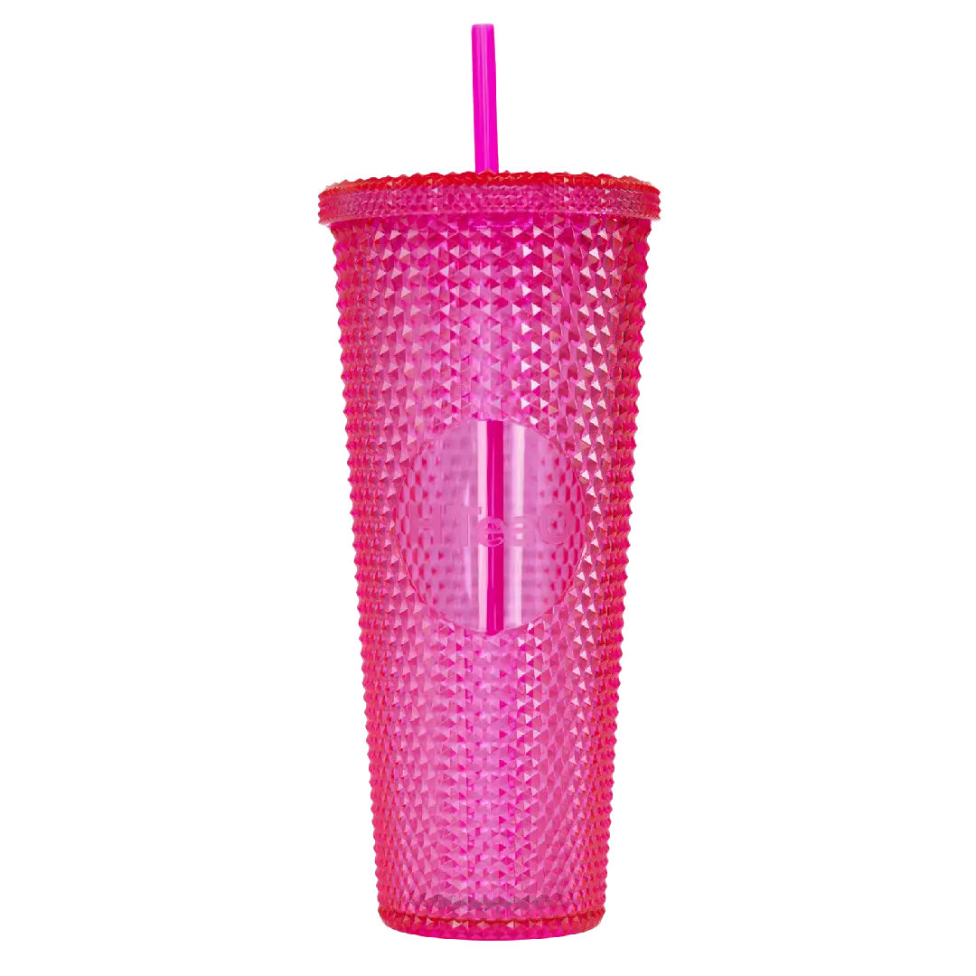 Wild Raspberry HTeaO Daily Diamond Tumbler With Straw image 0