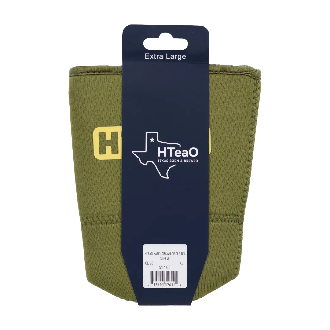 Olive XL HTeaO Hand Drawn Circle Tea Sleeve image 5