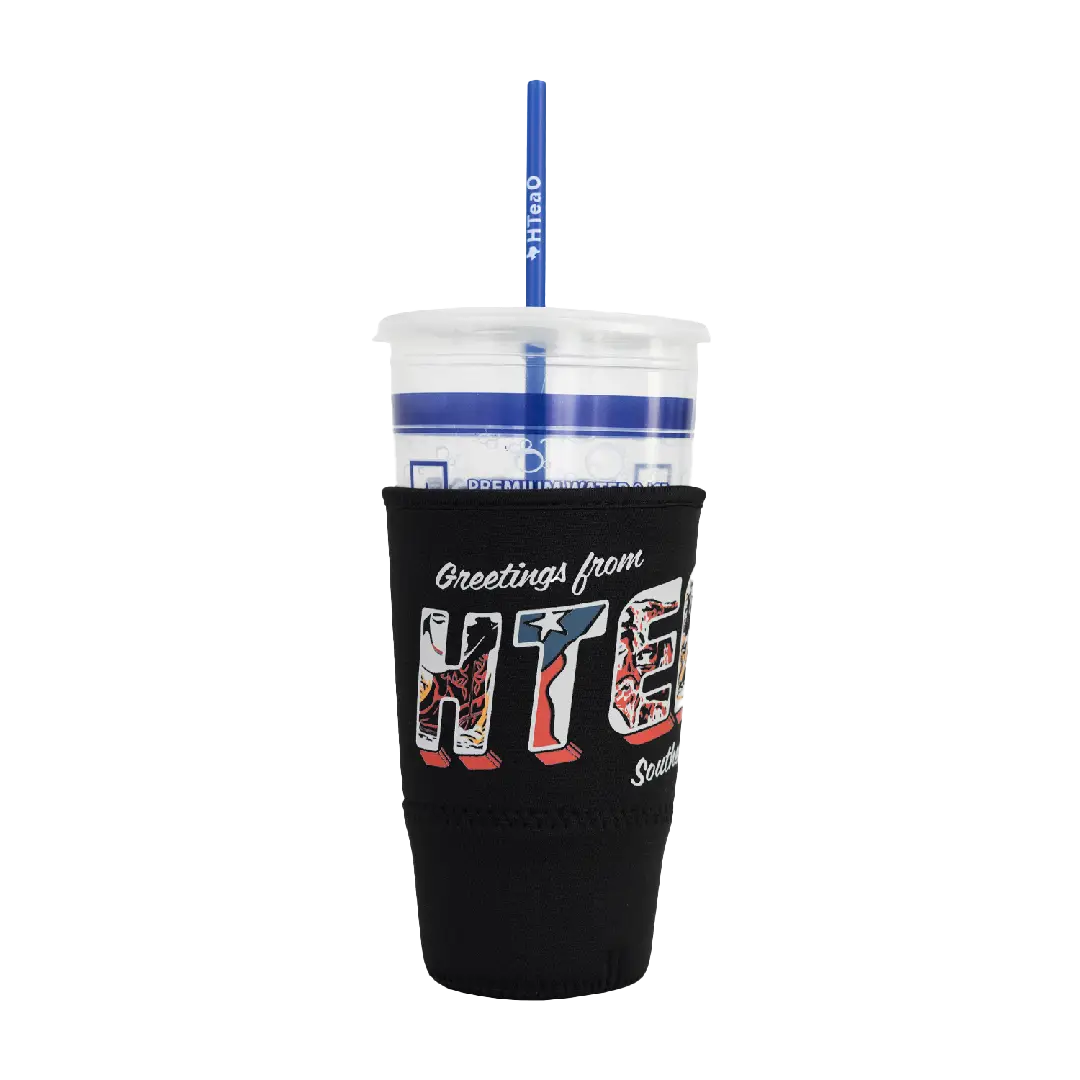 Black Postcard XL HTeaO Tea Sleeve image 0