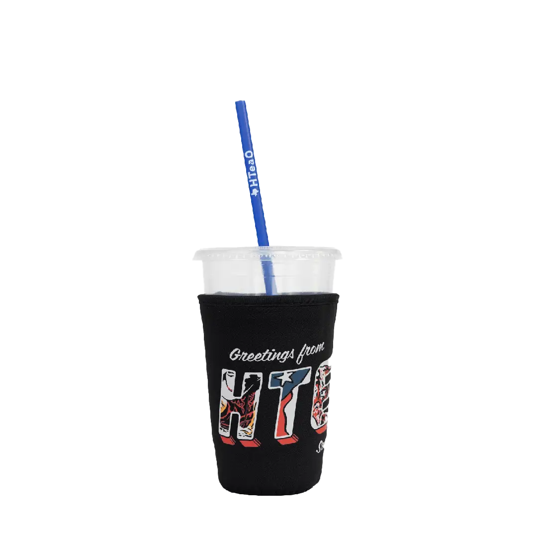 Black Postcard Medium HTeaO Tea Sleeve image 1