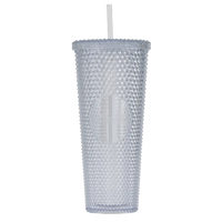 Crystal HTeaO Daily Diamond Tumbler With Straw image 0