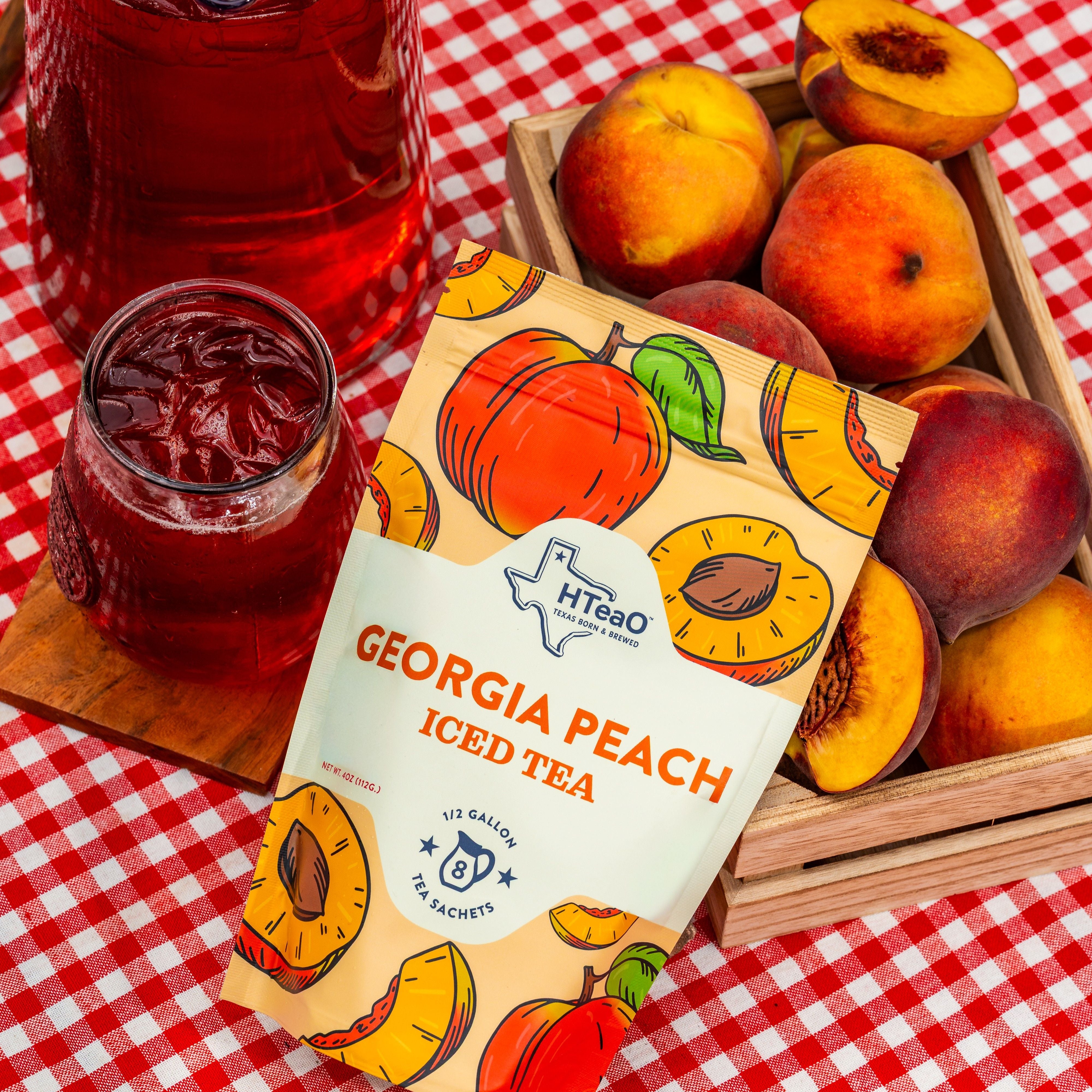 Georgia Peach Iced Tea | HTeaO Home Brew