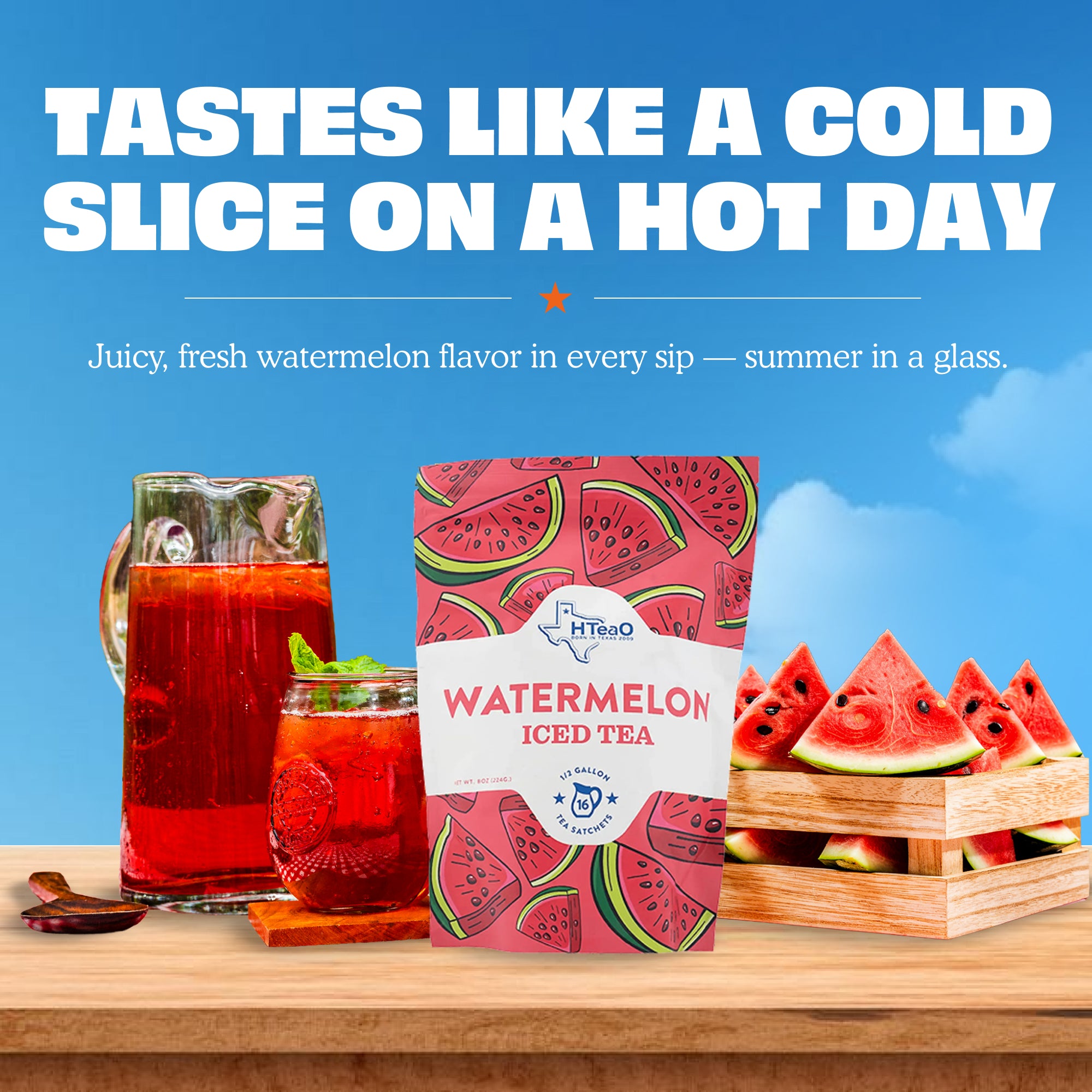 Watermelon Iced Tea | HTeaO Home Brew