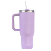 Lavender HTeaO Everyday Handle Tumbler Embossed image 0
